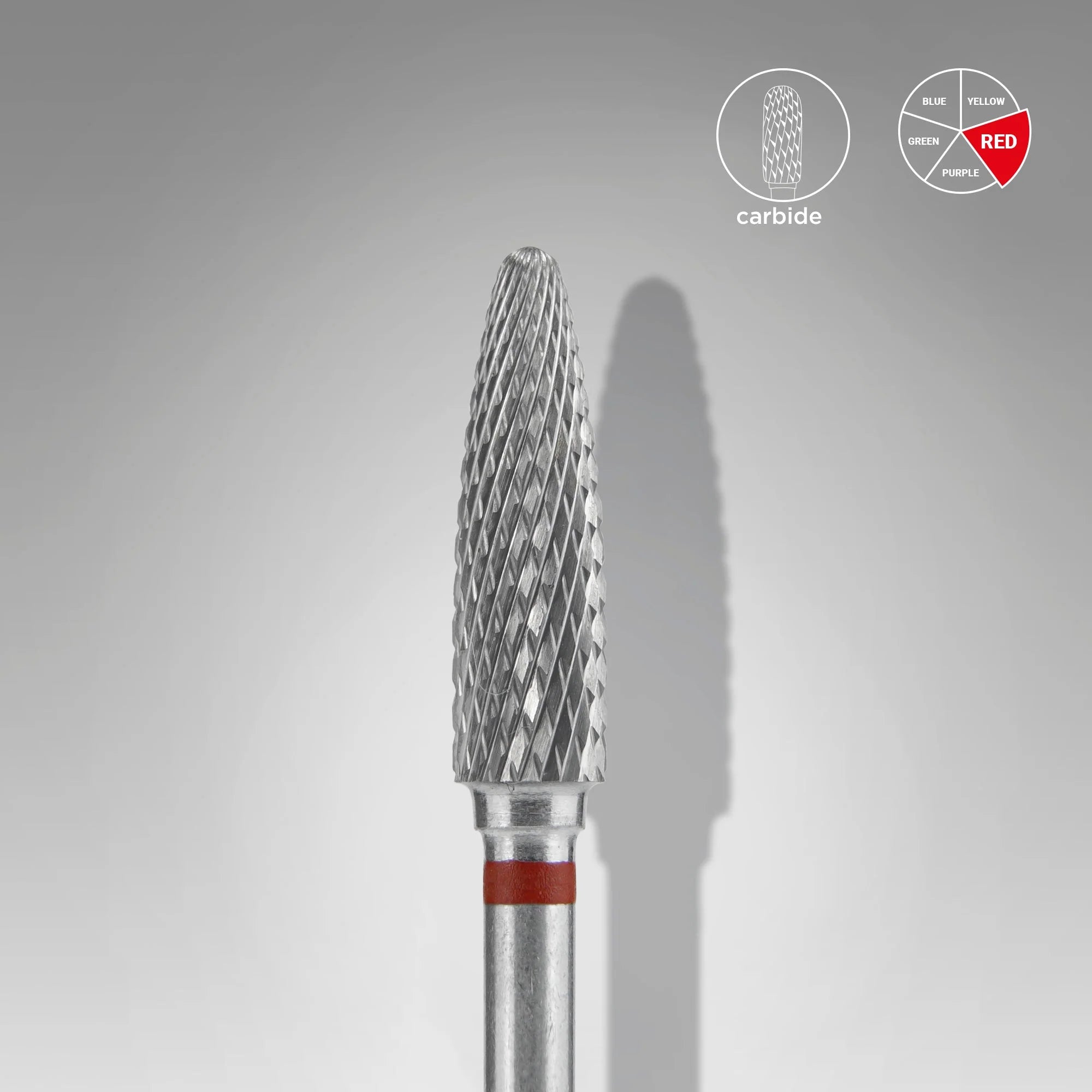 Carbide Nail Drill Bit Corn Red EXPERT Head Diameter 4 Mm / Working Part 14 Mm image 0